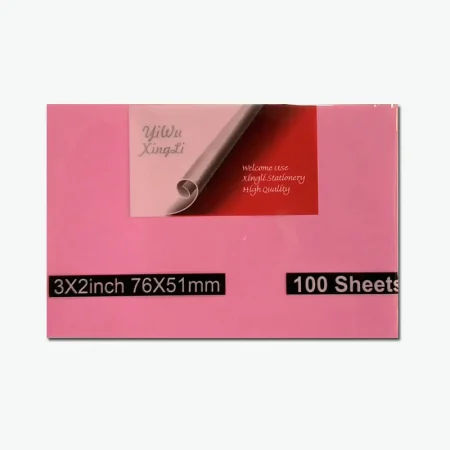 کاغذ چسب دار (استیکر) 100 برگ 5 رنگ خط دار مدل S1-2