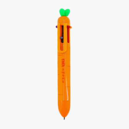 خودکار 6 رنگ طرح هویج